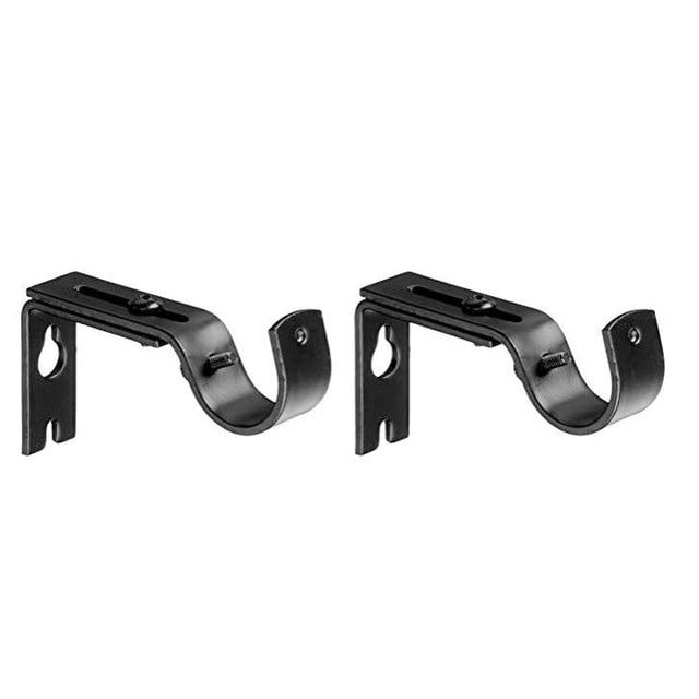 2PCS Hanging Curtain Rod Bracket
