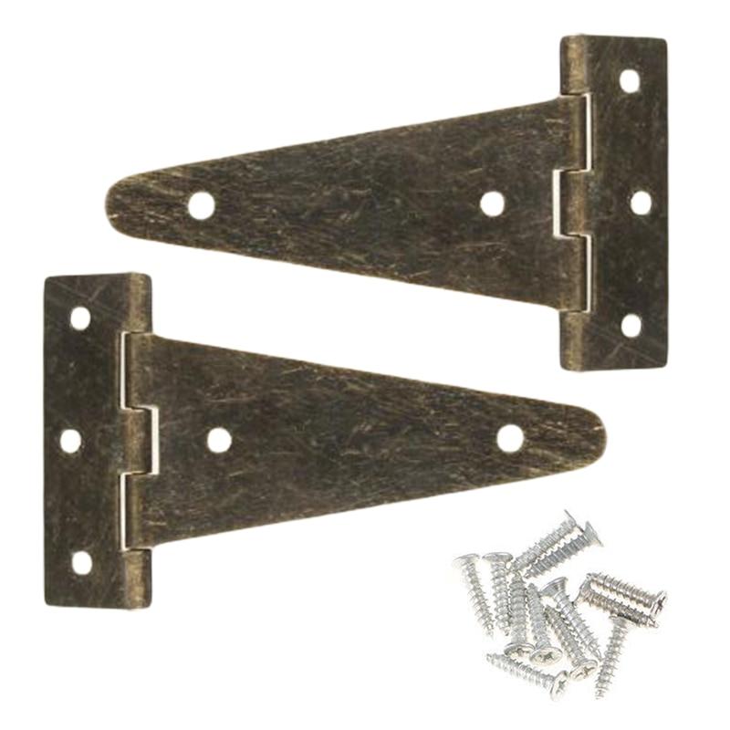 Flat T Hinge For Barn