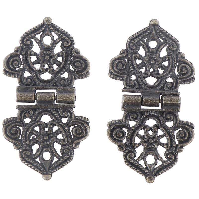 Vintage Alloy Hollow Flower Hinge