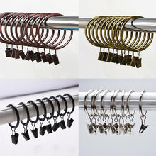 Load image into Gallery viewer, Drapery Clips Bath Curtain Rod
